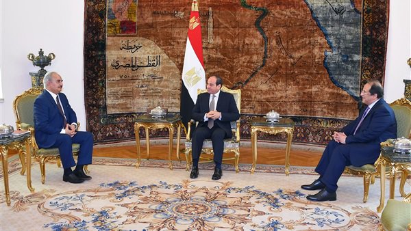 السيسي يوجه رسالة لحفتر بشأن أحداث ليبيا 1 السيسي يوجه رسالة لحفتر بشأن أحداث ليبيا