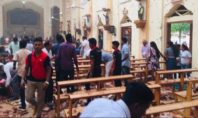 أكثر من 250 قتيلاً في تفجير 3 كنائس بسريلانكا 1 سريلانكا