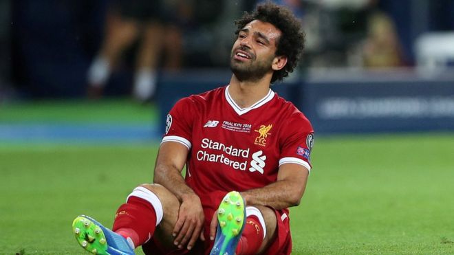صحيفة إنجليزية تكشف حجم إصابة محمد صلاح 1 صحيفة إنجليزية تكشف حجم إصابة محمد صلاح