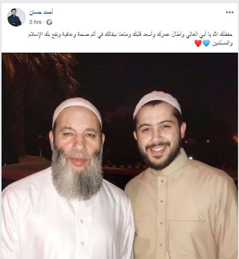 حقيقة وفاة الشيخ محمد حسان 2 الشيخ محمد حسان ونجله