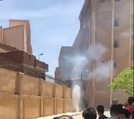 انفجار سلك كهرباء داخل جامعة الزقازيق 2 انفجار سلك كهرباء داخل جامعة الزقازيق
