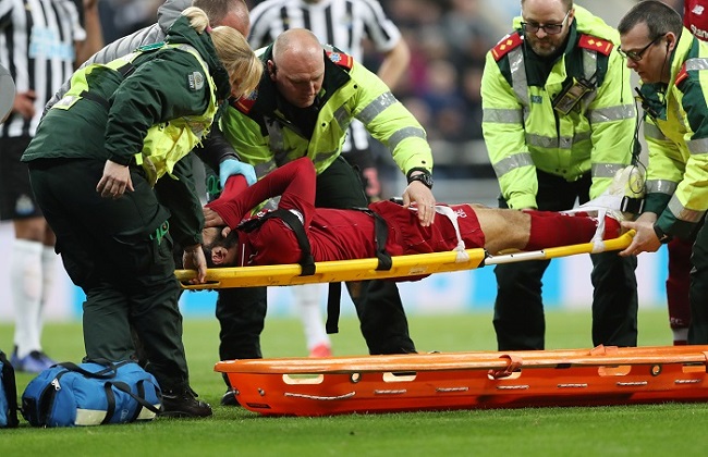 تطورات إصابة محمد صلاح 1 طبيعة إصابة محمد صلاح أمام نيوكاسل