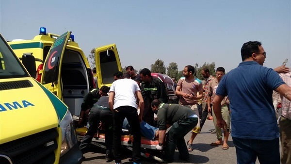 إصابة 5 أشخاص في حادث تصادم على طريق فاقوس الزقازيق 1 331
