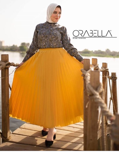 جيبات سادة موضة صيف 2019 للمحجبات 21 جيب بليسيه موضة 2019