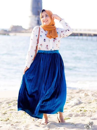 جيبات سادة موضة صيف 2019 للمحجبات 23 جيب بليسيه موضة 2019