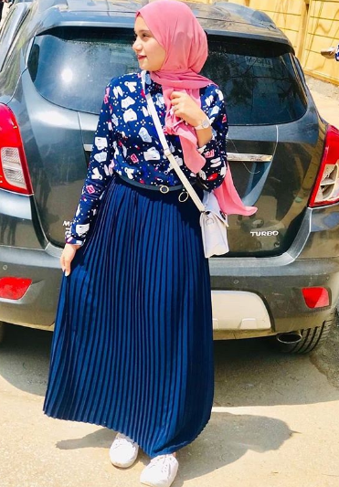 جيبات سادة موضة صيف 2019 للمحجبات 17 جيب بليسيه موضة 2019