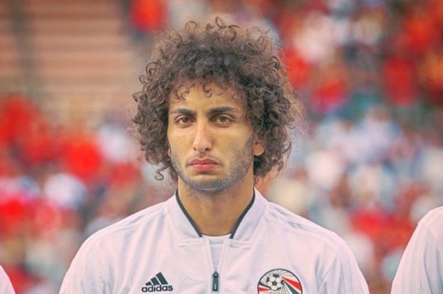 أول ظهور لعمرو وردة في تدريبات المنتخب بعد عودته من الاستبعاد 1 عمرو وردة