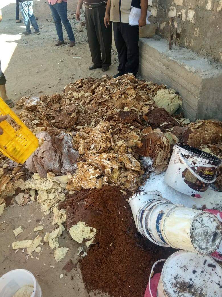 إعدام 3 طن أغذية فاسدة بالشرقية 1 الشرقية