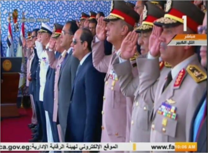 الرئيس السيسي يصل الشرقية لتخريج دفعة جديدة من معهد ضباط الصف 1