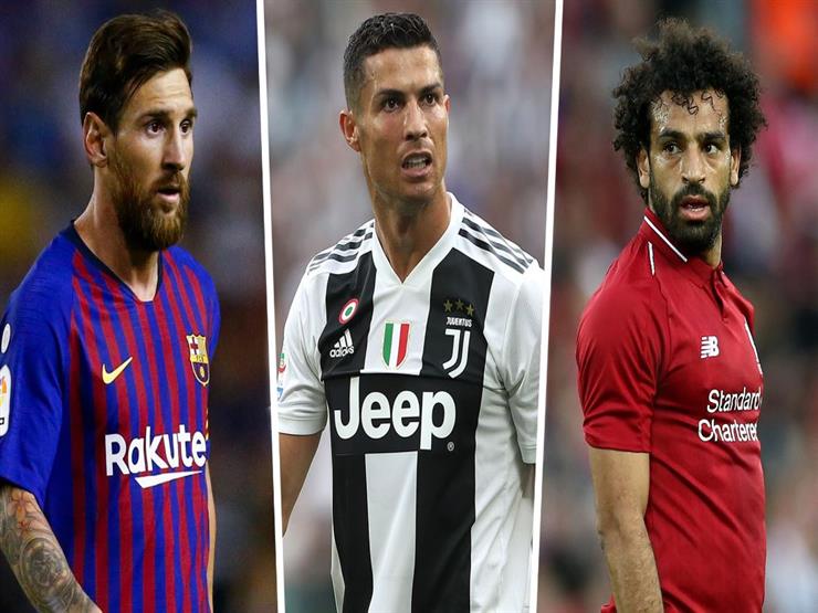 محمد صلاح ينافس ميسي ورونالدو على أفضل لاعب في العالم 1 محمد صلاح