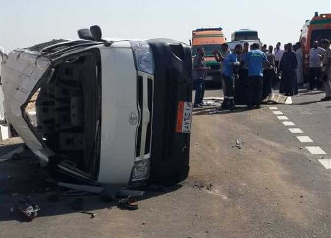 مصرع شاب وإصابة 9 آخرين في حادث بالعاشر من رمضان 1 العاشر من رمضان
