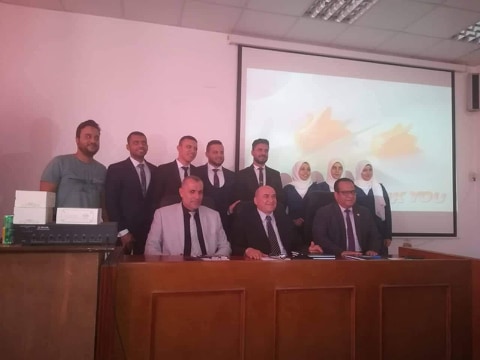 مناقشة مشاريع التخرج بقسم المواد بهندسة الزقازيق 3 مناقشة المشاريع
