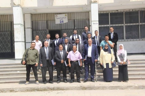 مناقشة مشاريع التخرج بقسم المواد بهندسة الزقازيق 1 مناقشة المشاريع
