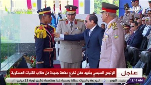 وزير الدفاع يهنئ السيسي والمصريين بثورة 23 يوليو 1 وزير الدفاع