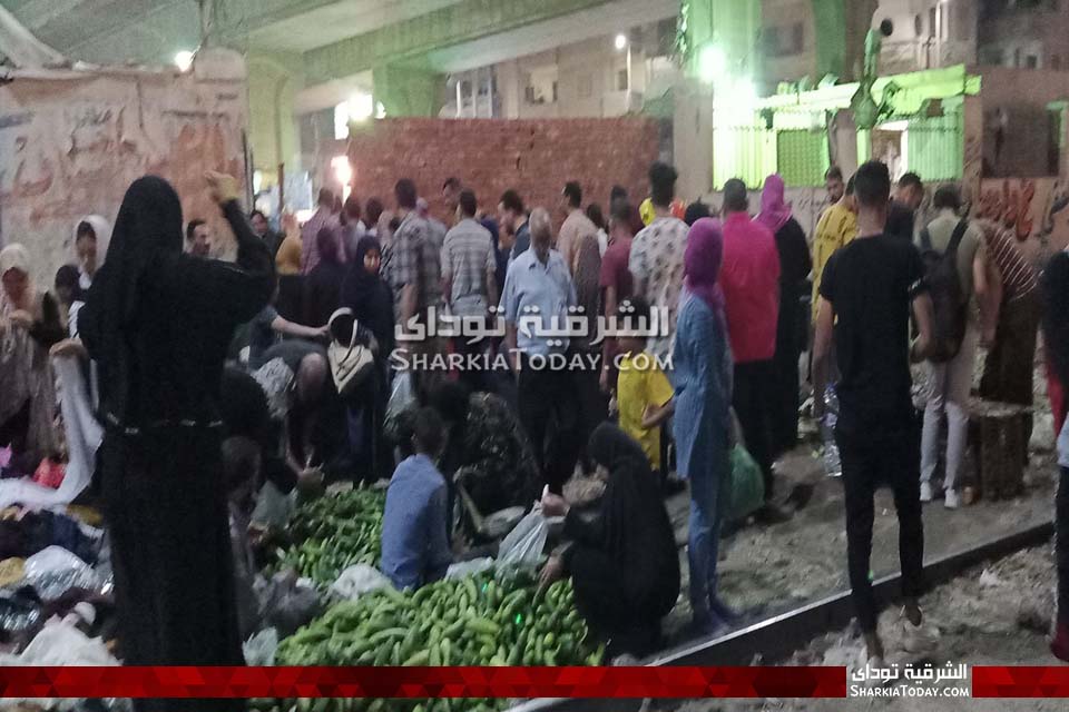 مزلقان الكوبري الجديد بالزقازيق بين صراخ المسنين وقرارات المحافظ وسيطرة الباعة الجائلين 1 مزلقان الكوبري الجديد بالزقازيق