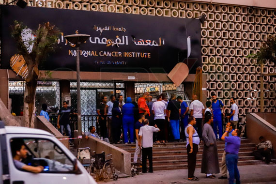 ارتفاع عدد ضحايا حادث معهد الأورام والصحة تكشف العدد 1 معهد الأورام